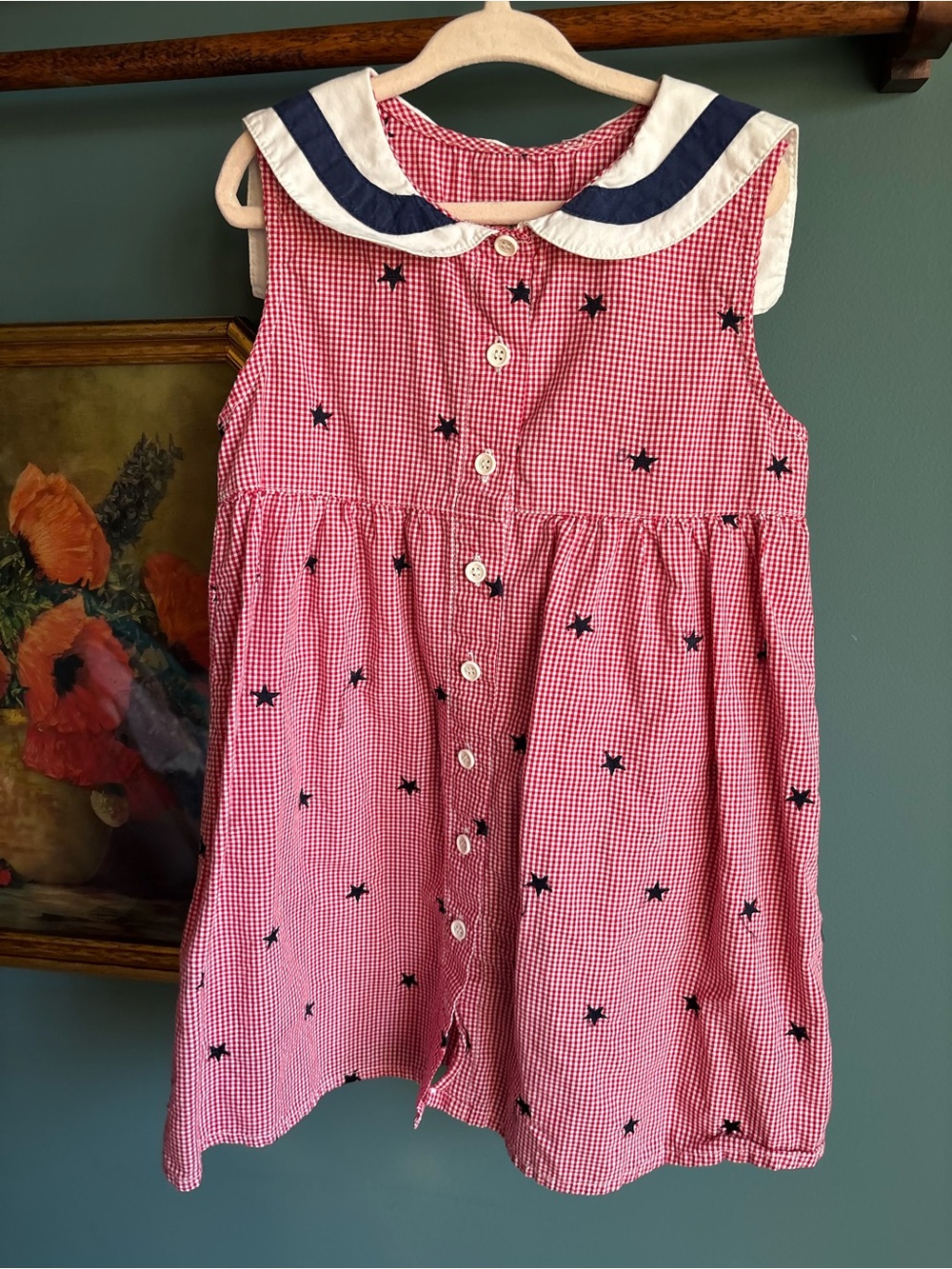 VTG Toffee Apple Gingham Dress